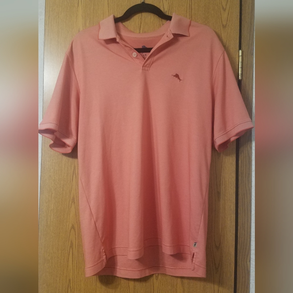 Tommy Bahama Salmon Polo Size Large